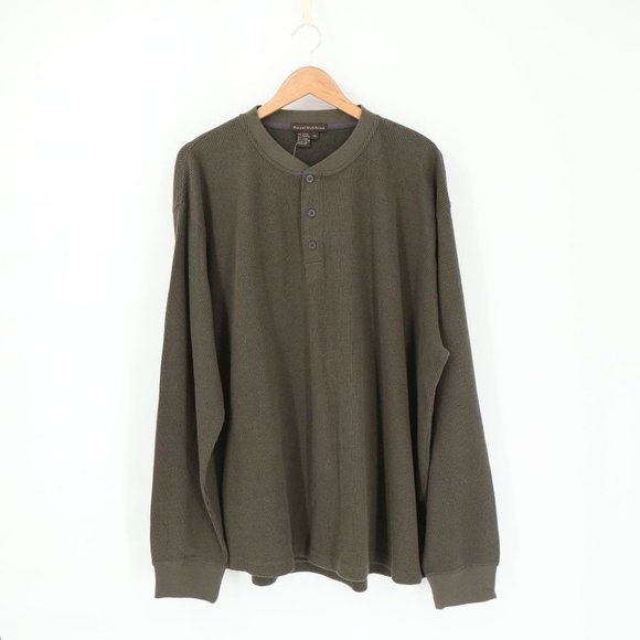 Royal Robbins Other - NWT Royal Robbins Autumn Long Sleeve Mens Waffle Knit Henley Shirt Mens 2XL